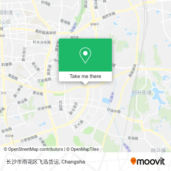 长沙市雨花区飞迅货运 map