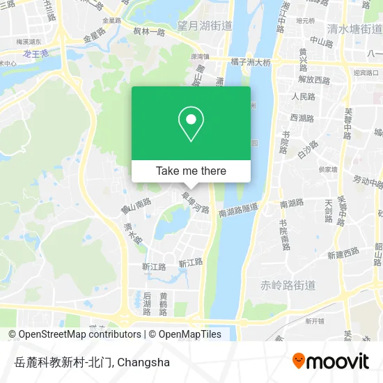 岳麓科教新村-北门 map