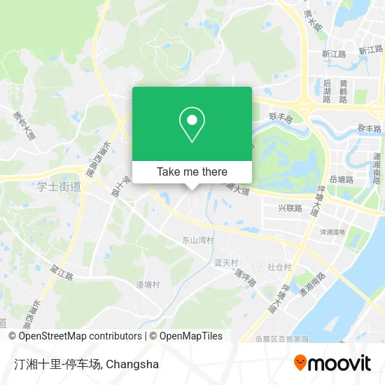 汀湘十里-停车场 map
