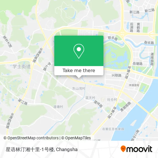 星语林汀湘十里-1号楼 map