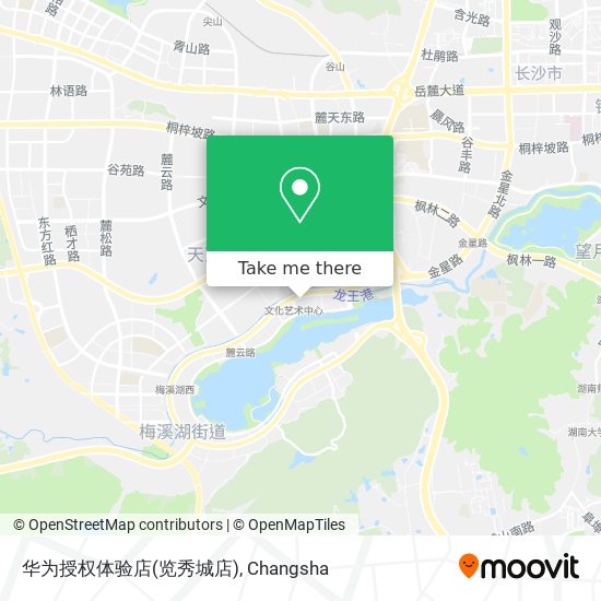 华为授权体验店(览秀城店) map