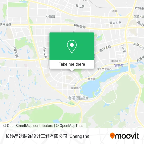 长沙品达装饰设计工程有限公司 map