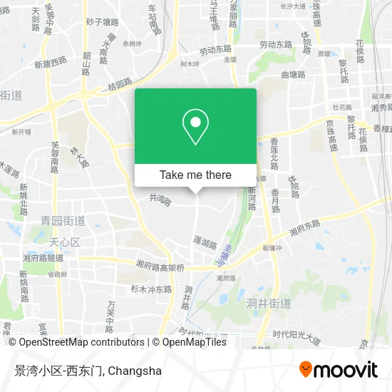 景湾小区-西东门 map