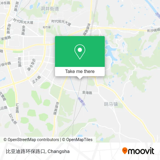 比亚迪路环保路口 map