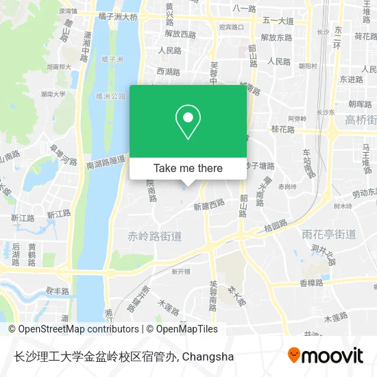 长沙理工大学金盆岭校区宿管办 map