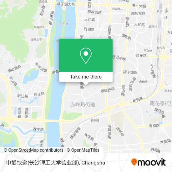 申通快递(长沙理工大学营业部) map