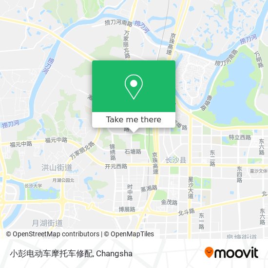 小彭电动车摩托车修配 map