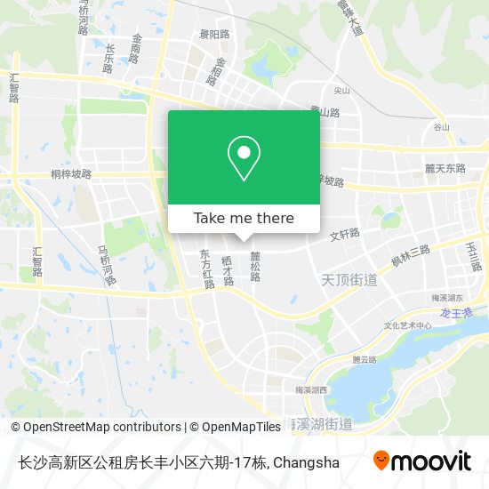长沙高新区公租房长丰小区六期-17栋 map