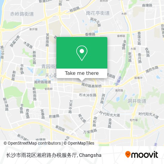长沙市雨花区湘府路办税服务厅 map