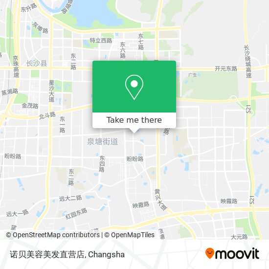 诺贝美容美发直营店 map