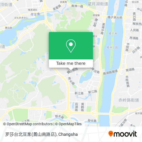 罗莎台北豆浆(麓山南路店) map