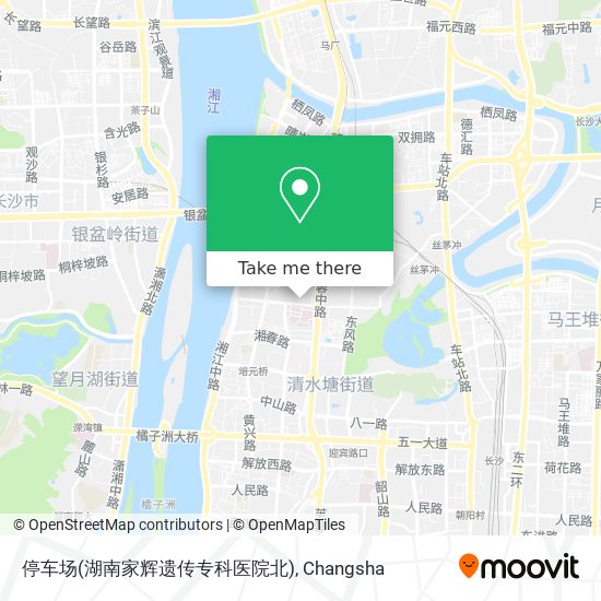 停车场(湖南家辉遗传专科医院北) map
