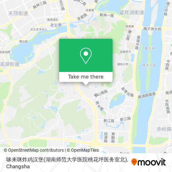 哆来咪炸鸡汉堡(湖南师范大学医院桃花坪医务室北) map