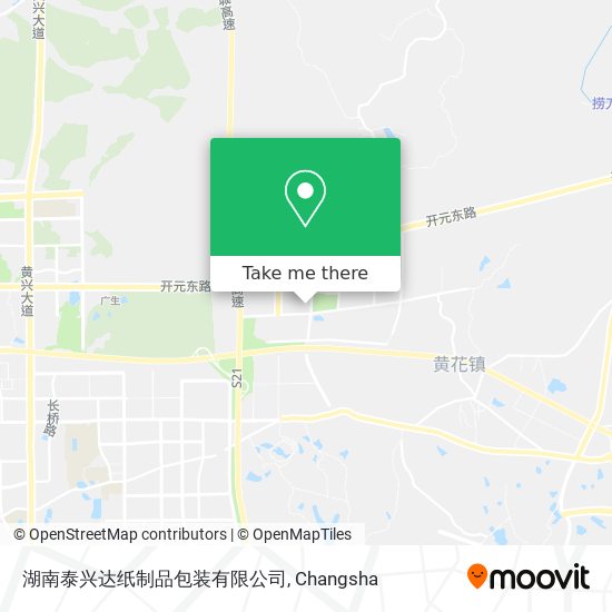 湖南泰兴达纸制品包装有限公司 map