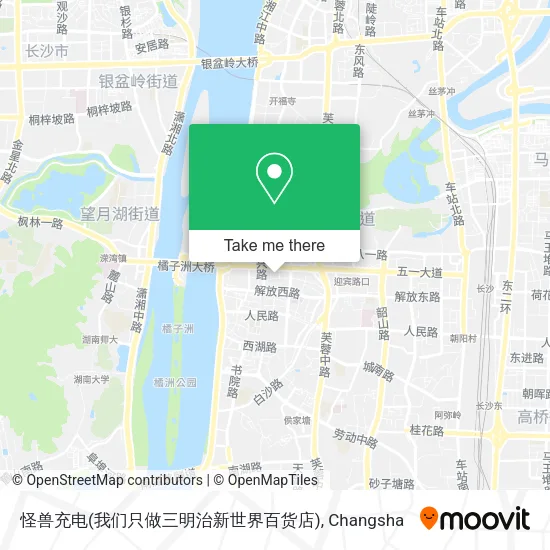 怪兽充电(我们只做三明治新世界百货店) map