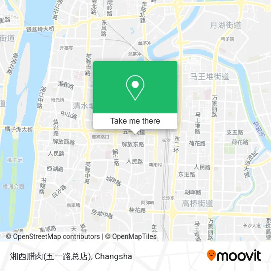 湘西腊肉(五一路总店) map