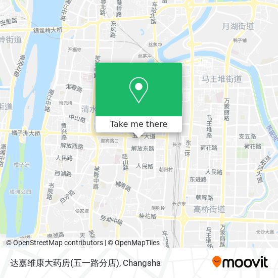 达嘉维康大药房(五一路分店) map