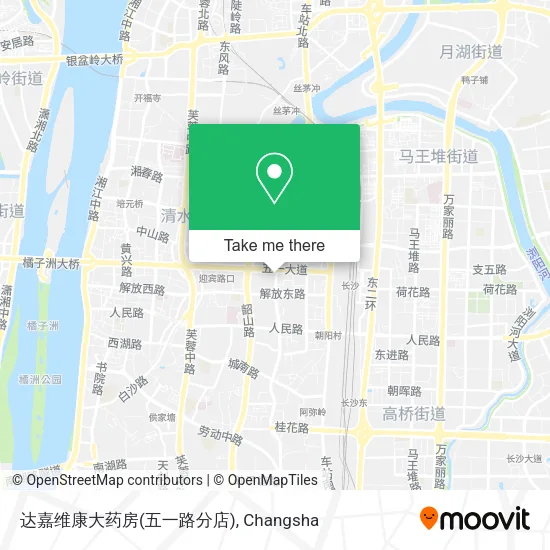 达嘉维康大药房(五一路分店) map