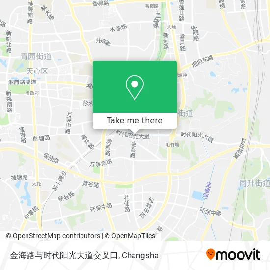金海路与时代阳光大道交叉口 map