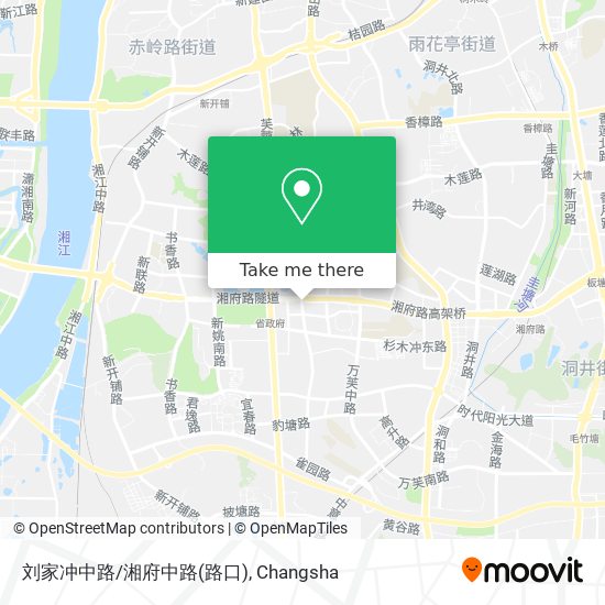 刘家冲中路/湘府中路(路口) map