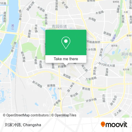 刘家冲路 map