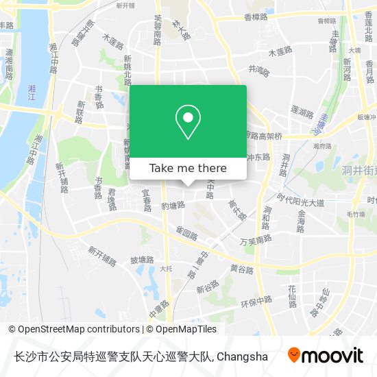 长沙市公安局特巡警支队天心巡警大队 map