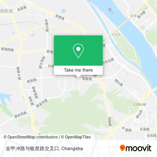 金甲冲路与银星路交叉口 map