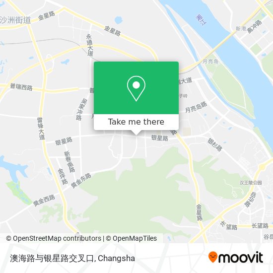 澳海路与银星路交叉口 map