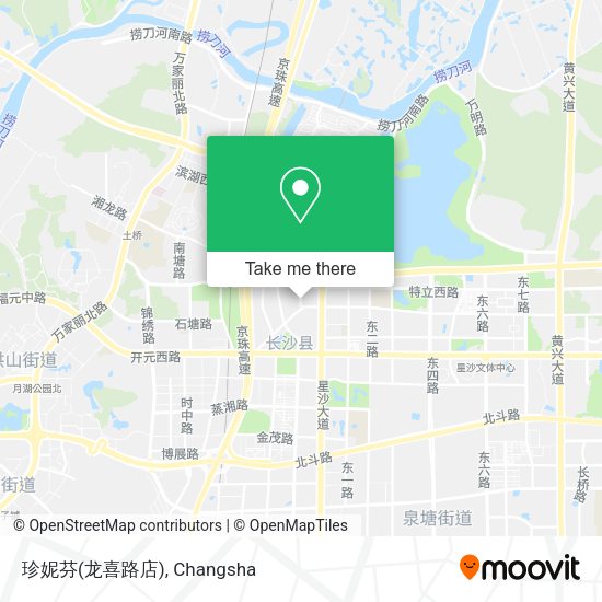 珍妮芬(龙喜路店) map