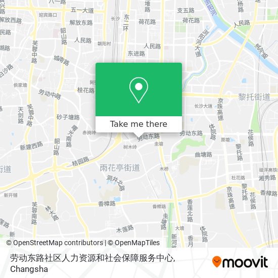 劳动东路社区人力资源和社会保障服务中心 map