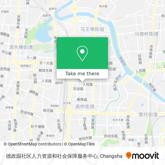 德政园社区人力资源和社会保障服务中心 map