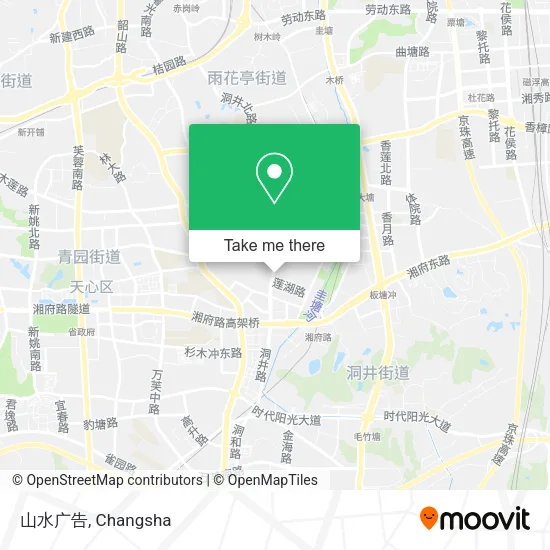 山水广告 map
