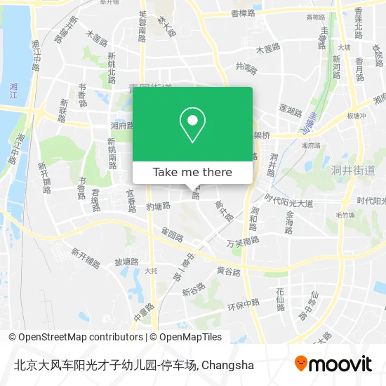 北京大风车阳光才子幼儿园-停车场 map