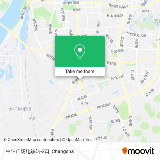 中信广场地铁站-2口 map
