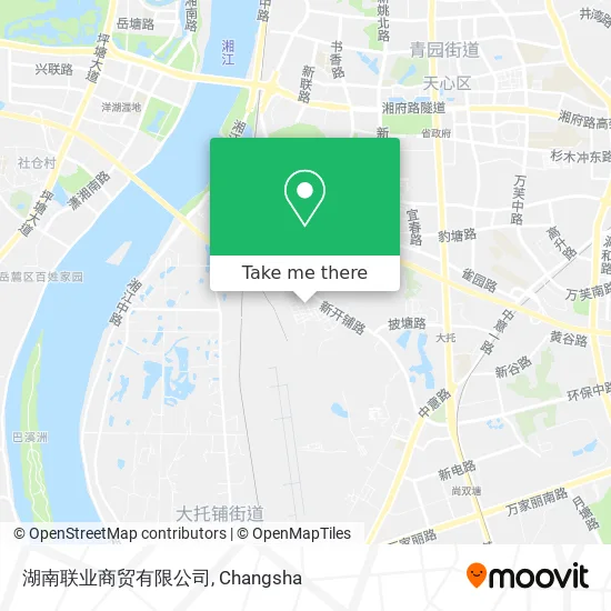 湖南联业商贸有限公司 map