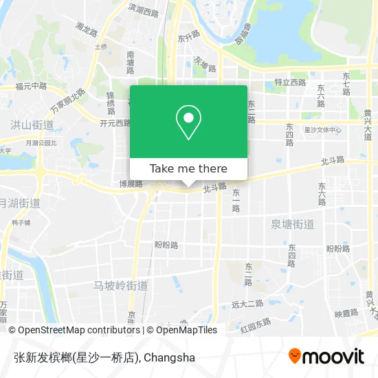 张新发槟榔(星沙一桥店) map