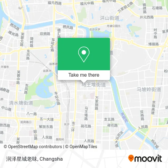 润泽星城老味 map