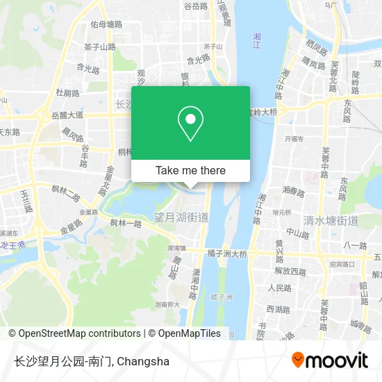 长沙望月公园-南门 map