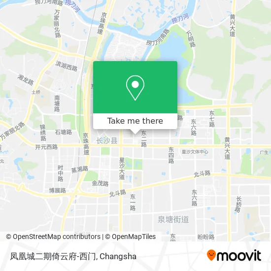凤凰城二期倚云府-西门 map