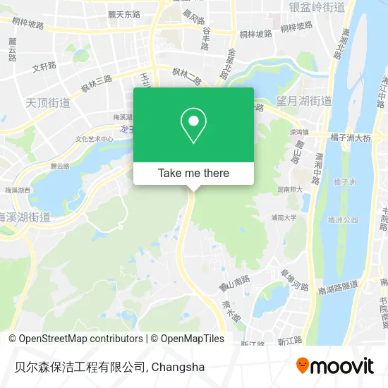 贝尔森保洁工程有限公司 map