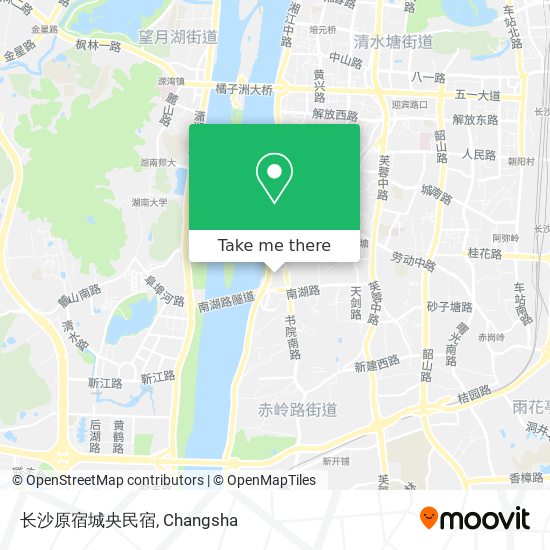 长沙原宿城央民宿 map