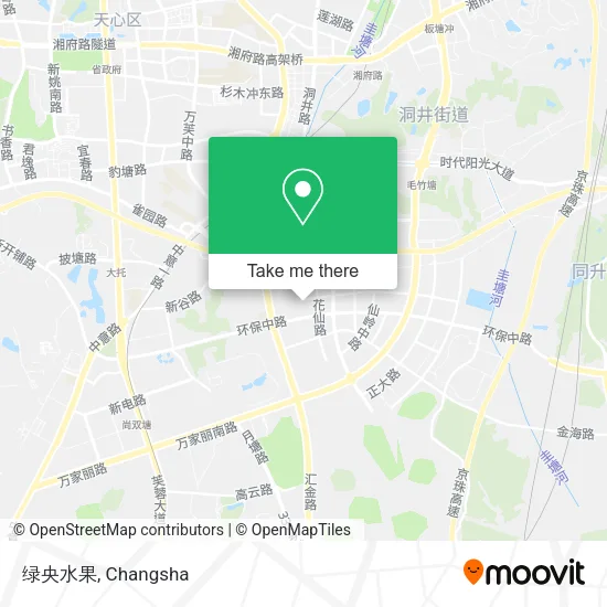 绿央水果 map