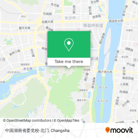中国湖南省委党校-北门 map
