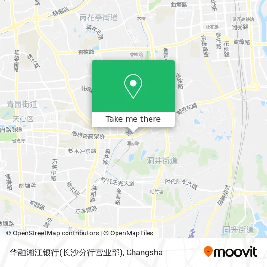 华融湘江银行(长沙分行营业部) map
