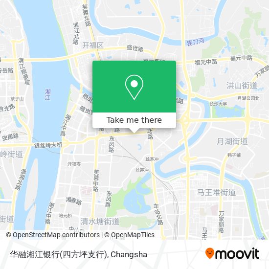华融湘江银行(四方坪支行) map