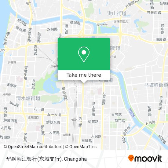 华融湘江银行(东城支行) map