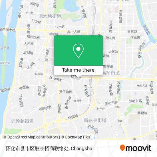 怀化市县市区驻长招商联络处 map