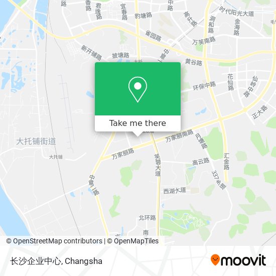 长沙企业中心 map