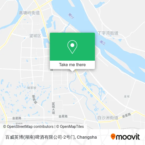 百威英博(湖南)啤酒有限公司-2号门 map