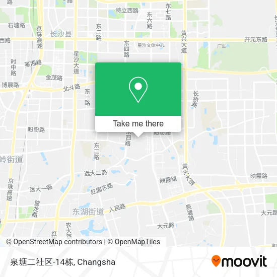 泉塘二社区-14栋 map